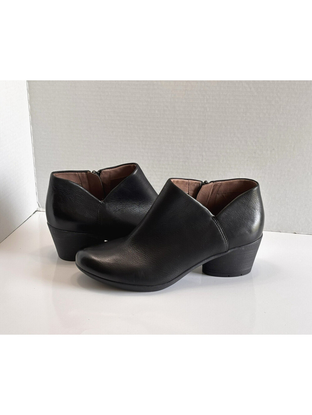 Dansko Raina Ankle Booties Women's 9.5/40 Black Leather Comfort Casual Bohemian